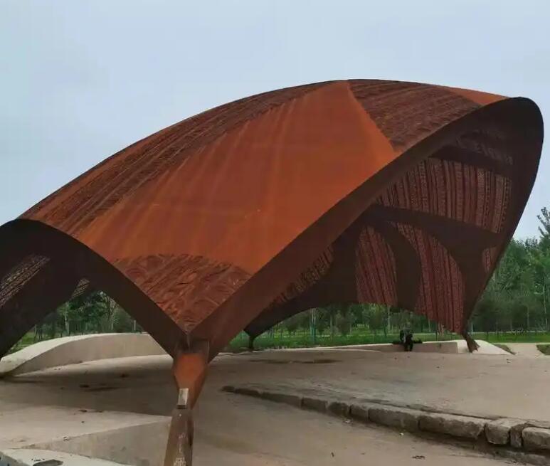 仁布耐候钢幕墙案例